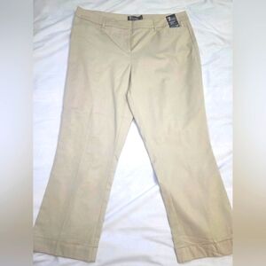 New York & Co 7th Avenue Cuffed Crop Stretch Pants- Size 12  NWT